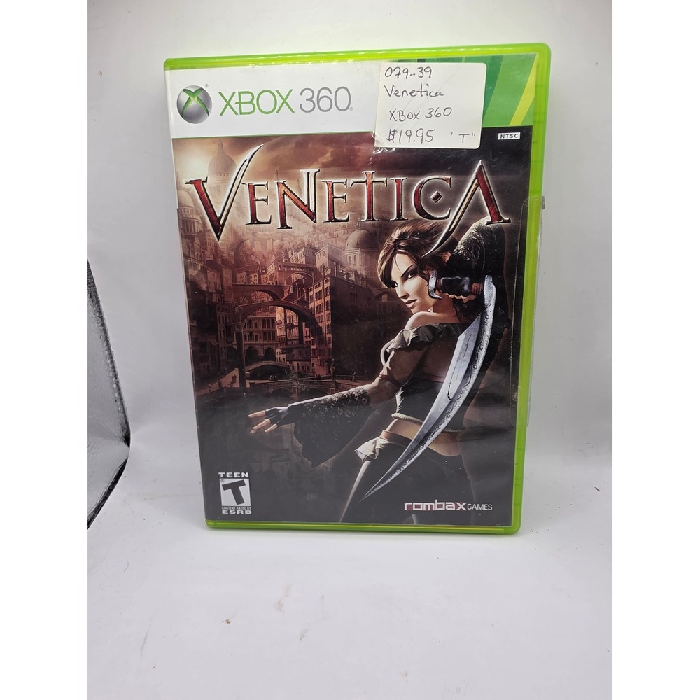 Venetica Xbox 360 Action RPG Game Rombax Games Atari Scarlett NTSC Complete CIB
